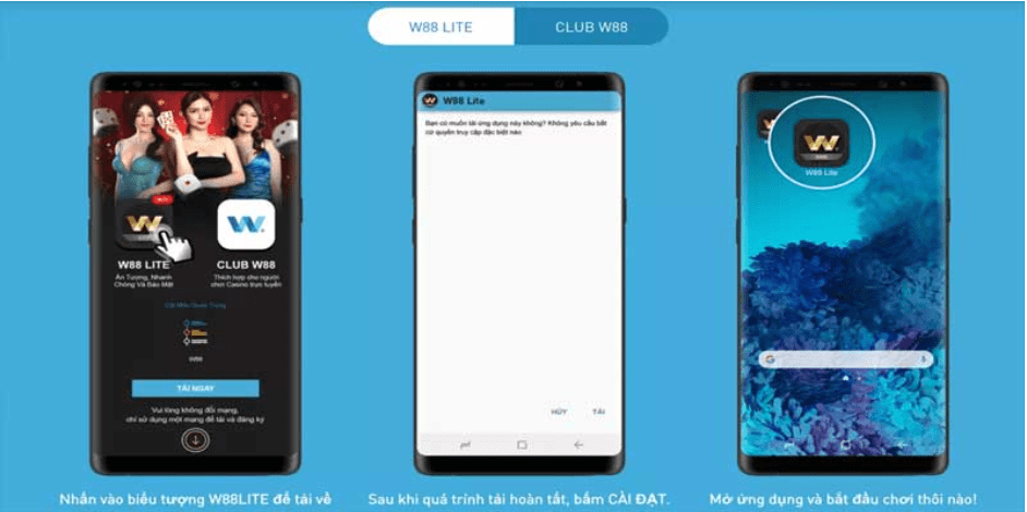 Hướng Dẫn Tải W88 App Cho Android